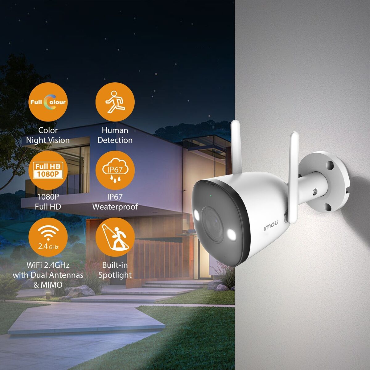 IMOU Bullet 2E IPC-F22FP 2MP Wi-Fi Camera
