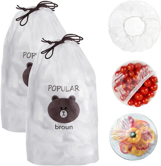 300 PCS BPA Free Disposable Food Cover Plastic Wrap